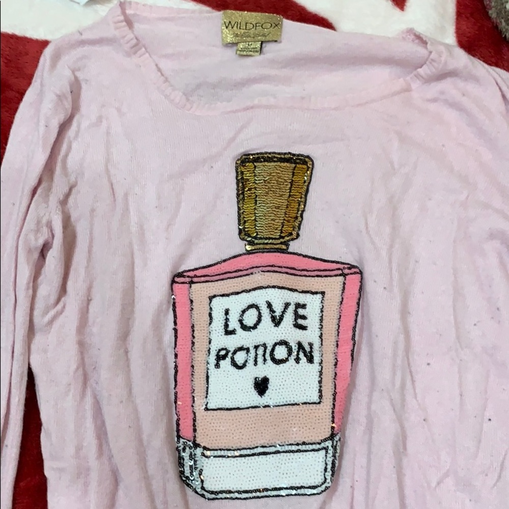 wildfox love potion knit sweater